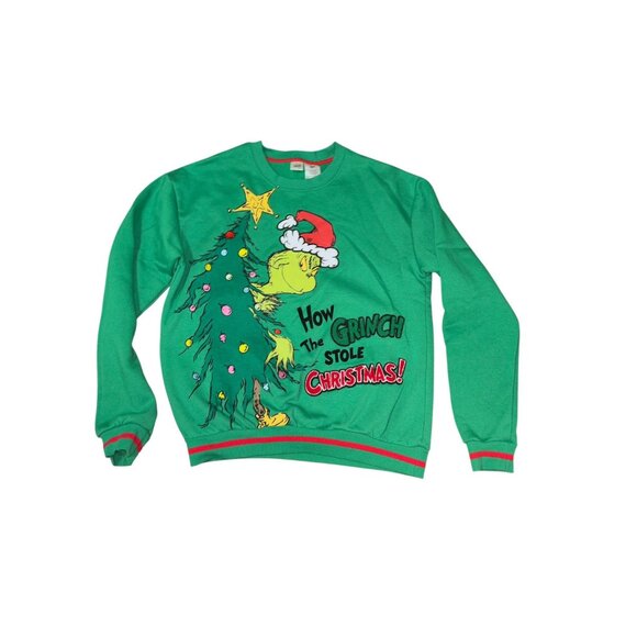Tops - Small Green Grinch Christmas Sweatshirt